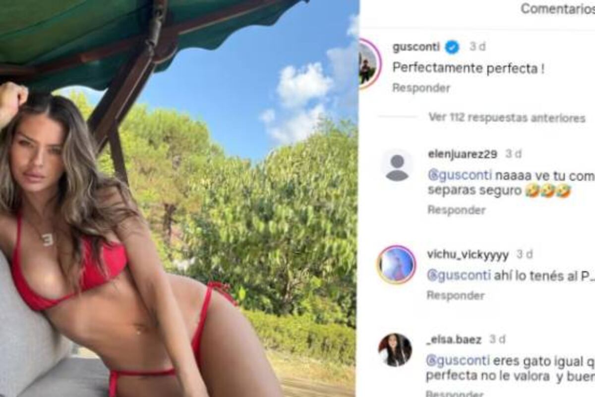El piropo de Gus Conti a China Suárez que a Ximena Capristo le pareció OK. (Captura).