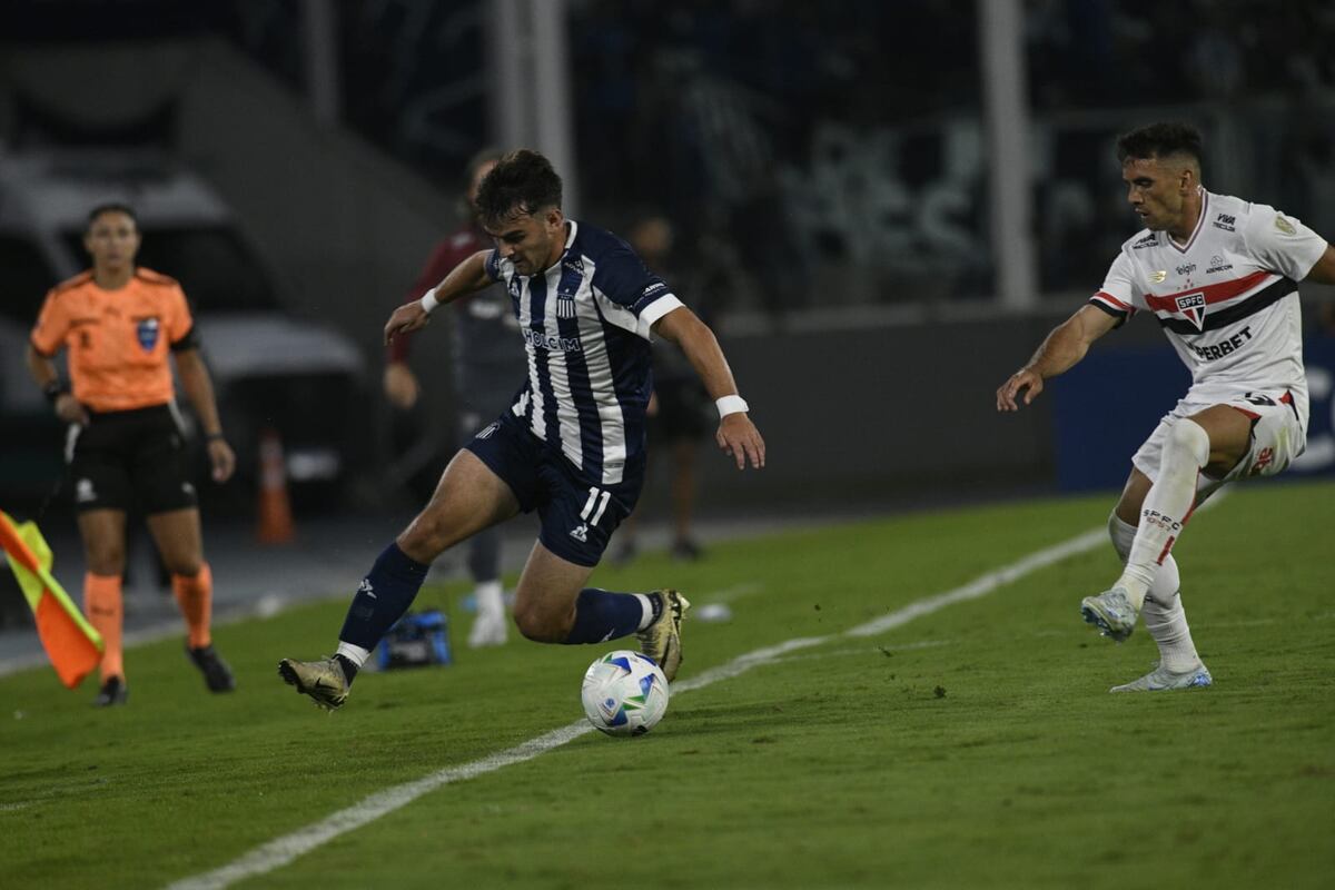 Talleres ante São Paulo en el Kempes. (Facundo Luque / La Voz).