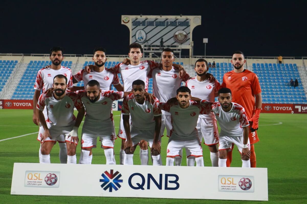 El cordobés Matías Nani defiende ahora la camiseta del Al-Shamal Sports Club, de Qatar. A sus 23 años, vive una experiencia increíble. (Gentileza Al-Shamal Sports Club)