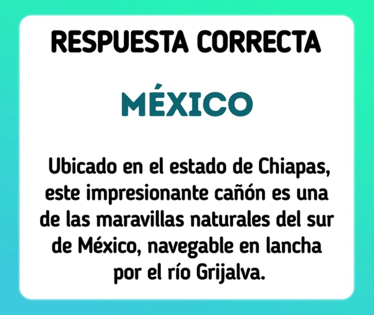 La solución del acertijo visual.