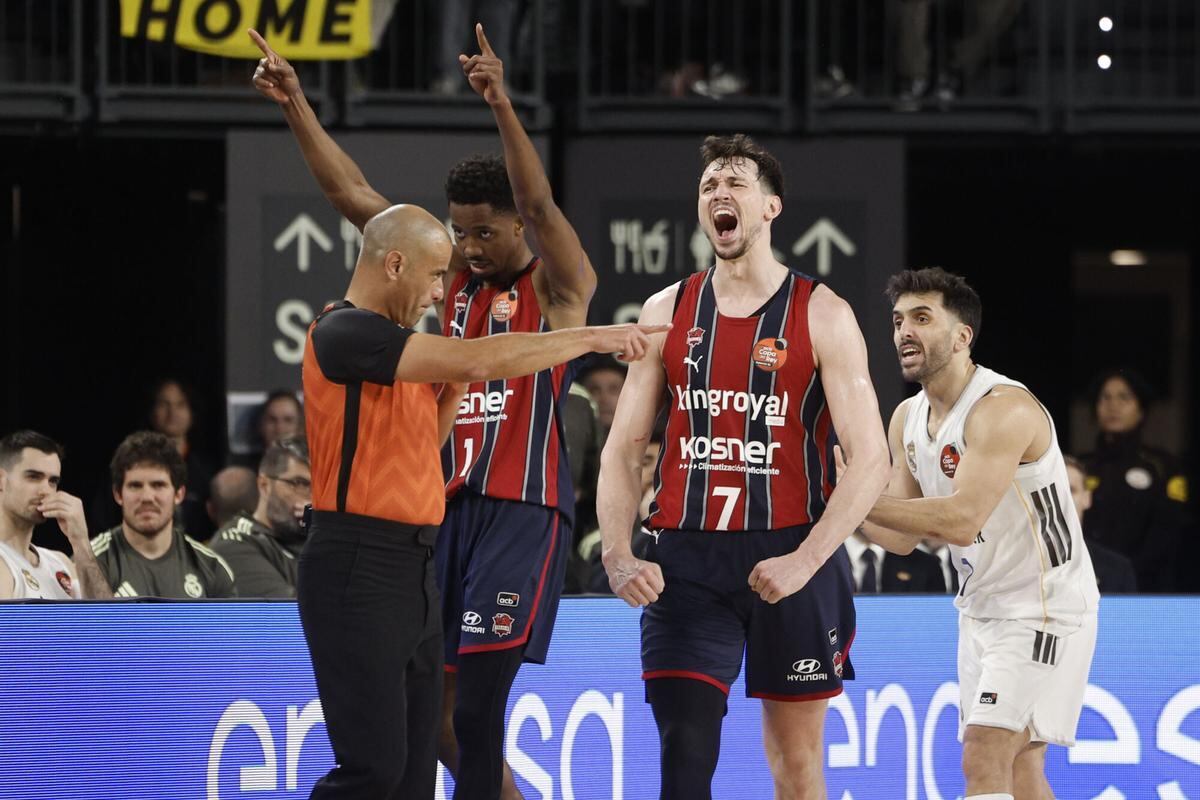 Baskonia derrotó al Real Madrid y se convirtió en el campeón de la Copa del Rey. (Kai Försterling / EFE)