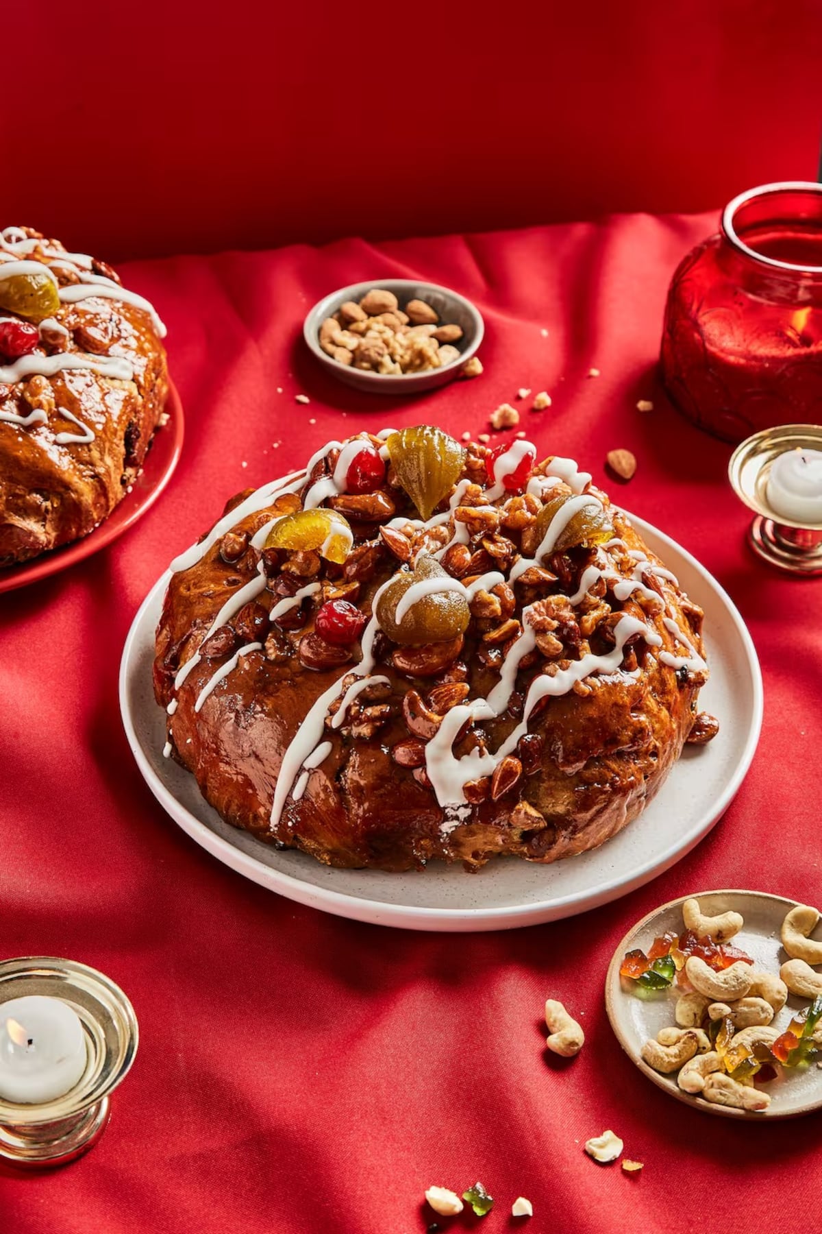 La pizzeria ofrece su pan dulce clásico.