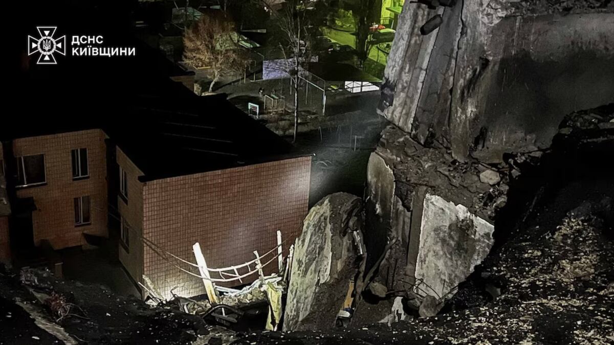 Rusia realizó un ataque nocturno en Kiev.