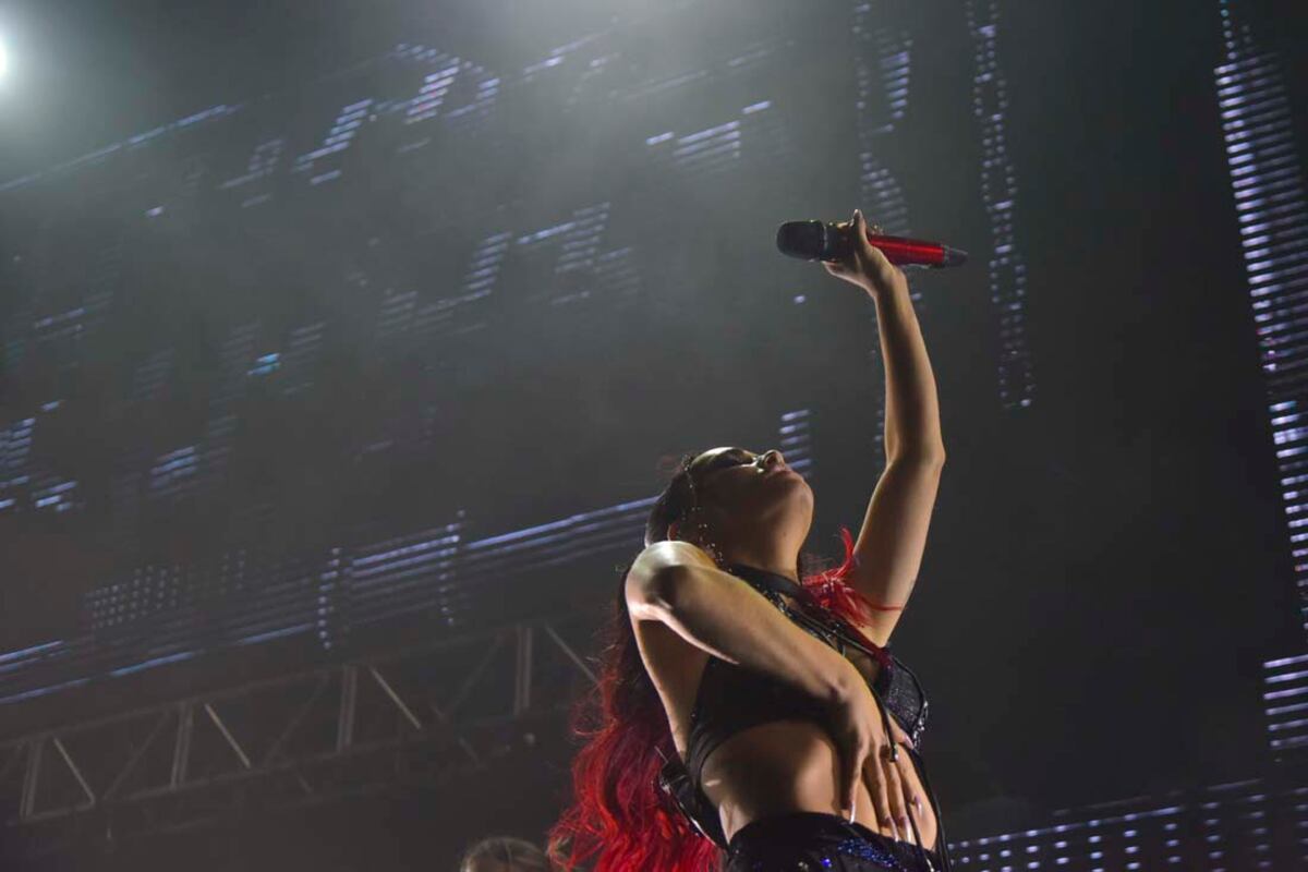 Lali Espósito en Plaza de la Música (Facundo Luque / La Voz)