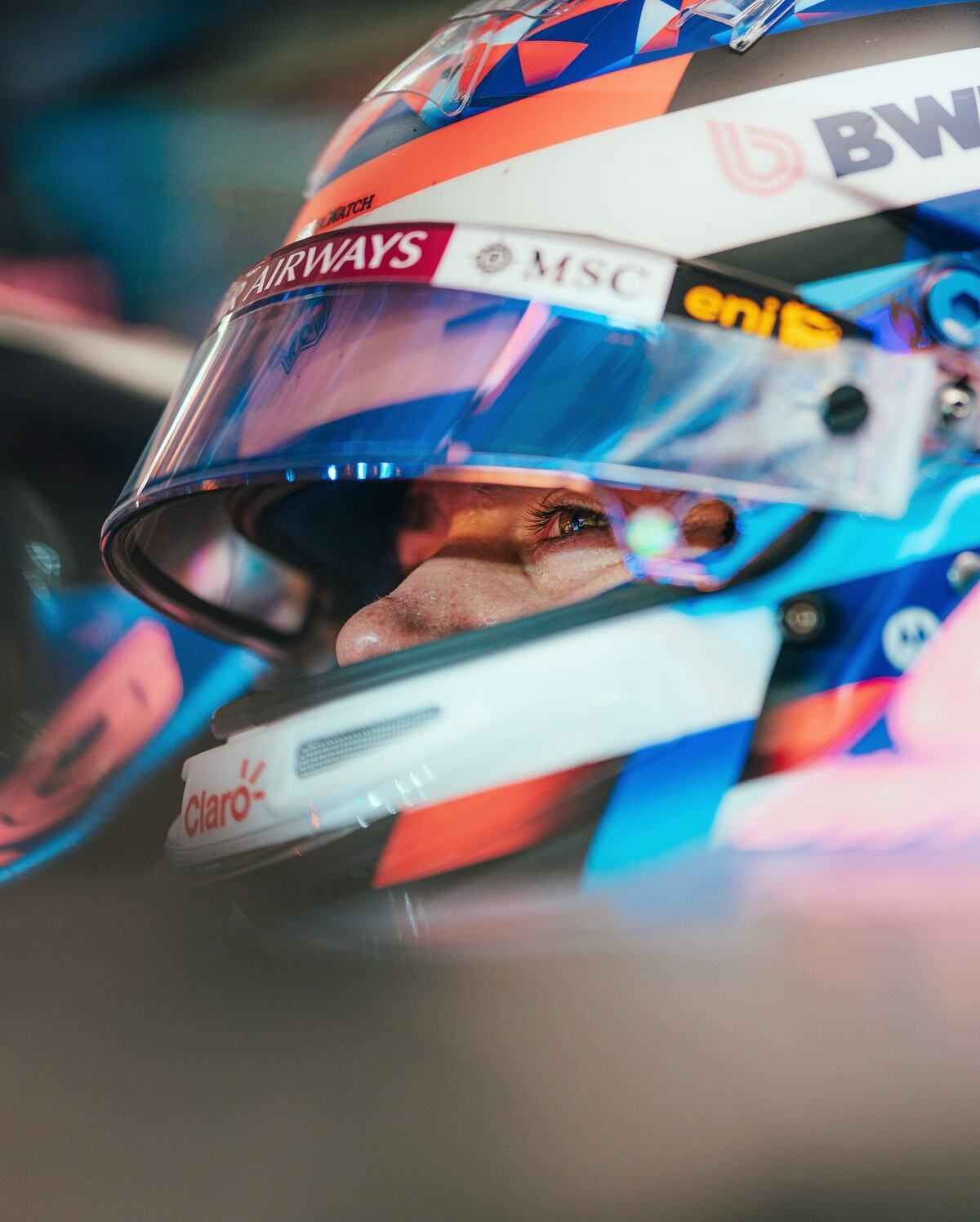 Franco Colapinto en el GP de Qatar. (Prensa Alpine).