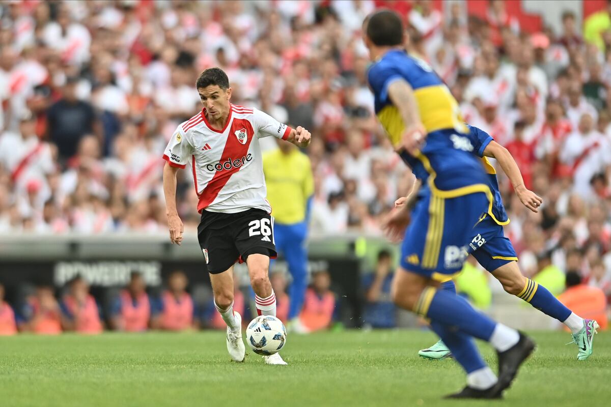 River y Boca se enfrentaron en el Monumental por la fecha 7 de la Copa de la Liga Profesional. (Prensa River)
