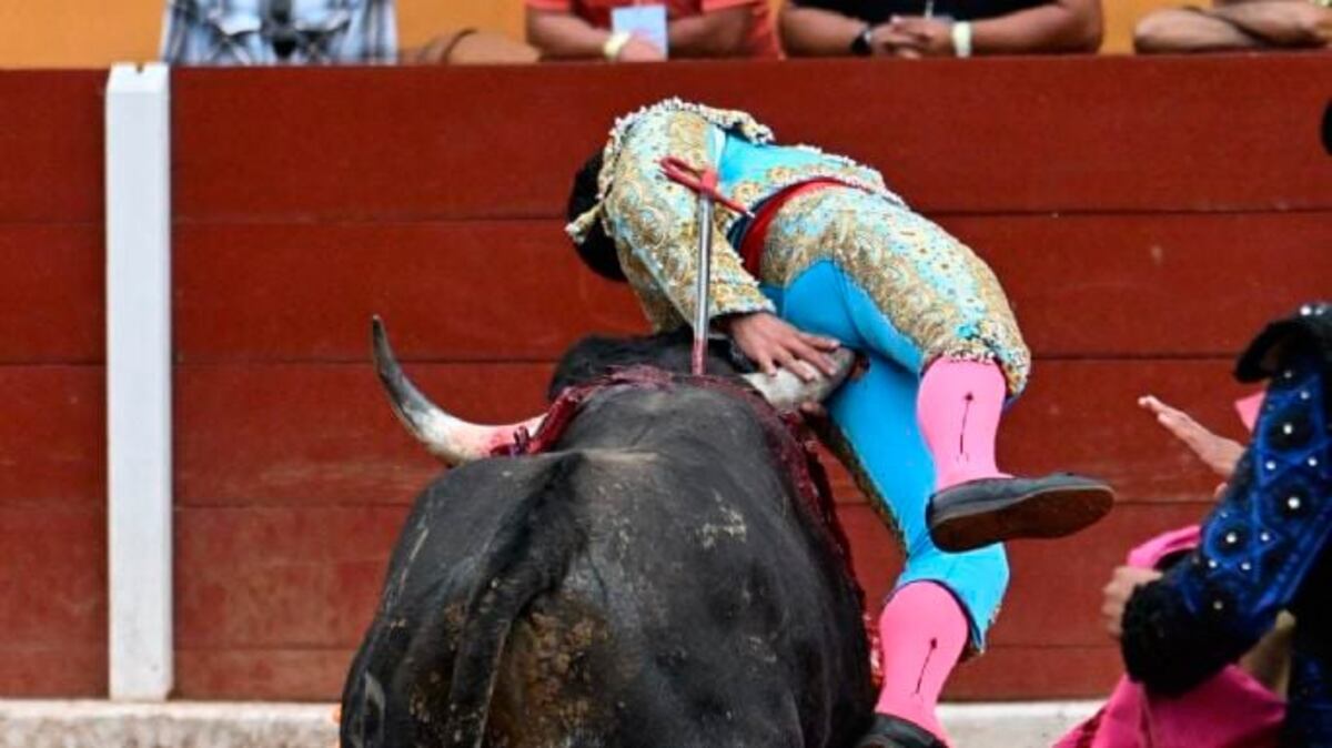 El torero Emilio Macías sufrió una cornada brutal mientras intentaba una estocada final en Tlaxcala, México.