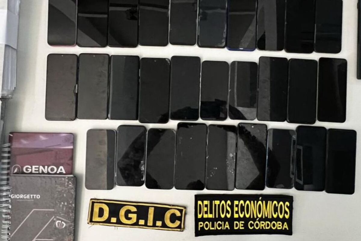 Secuestraron una gran cantidad de teléfonos celulares por maniobras sospechosas con ventas de automóviles. (Policía).