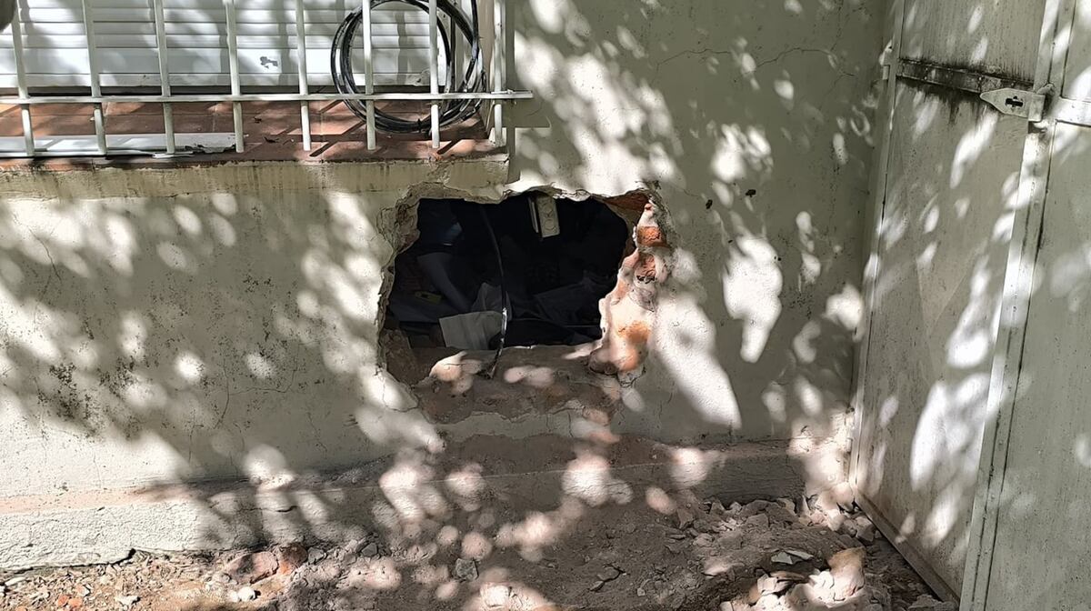 Perforaron una pared y robaron más de $ 7 millones en la Sociedad Rural de Bolívar tras una jineteada. (Prensa de la Sociedad Rural de Bolívar)