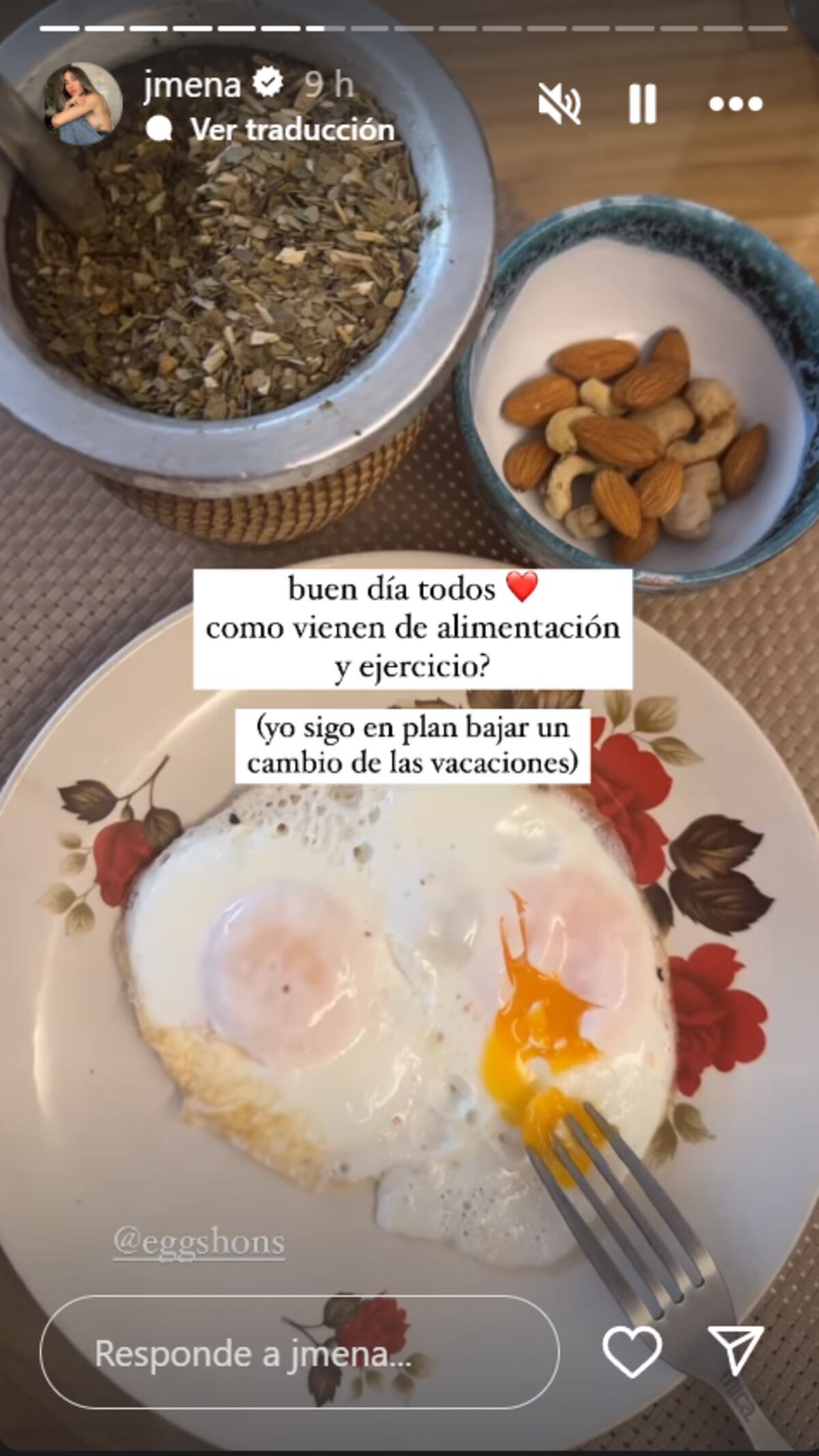 Jimena Barón y un mensaje sobre el ejercicio, la alimentación y el amor propio. (Instagram Jimena Barón)