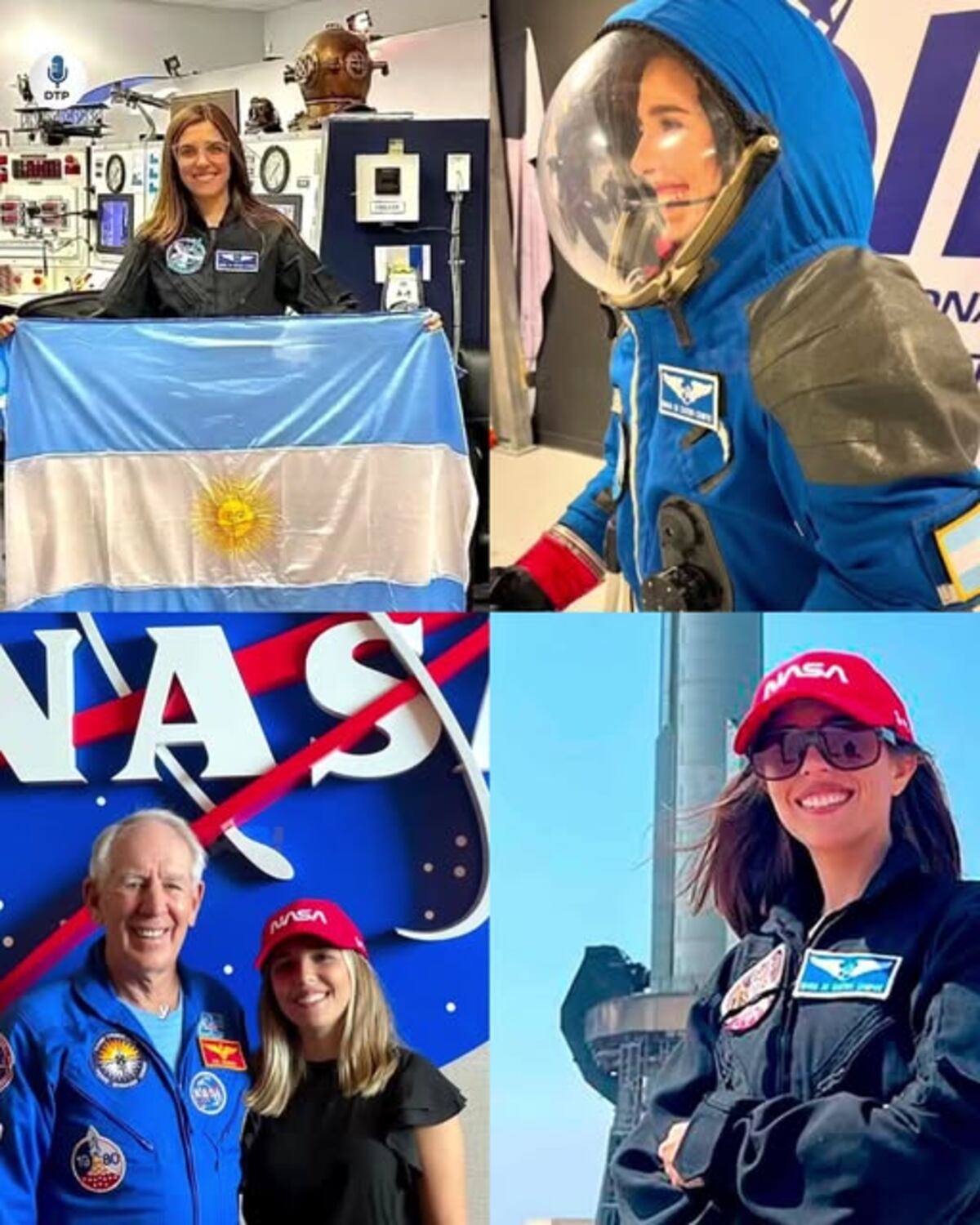María Noel de Castro Campos sueña con viajar al espacio.