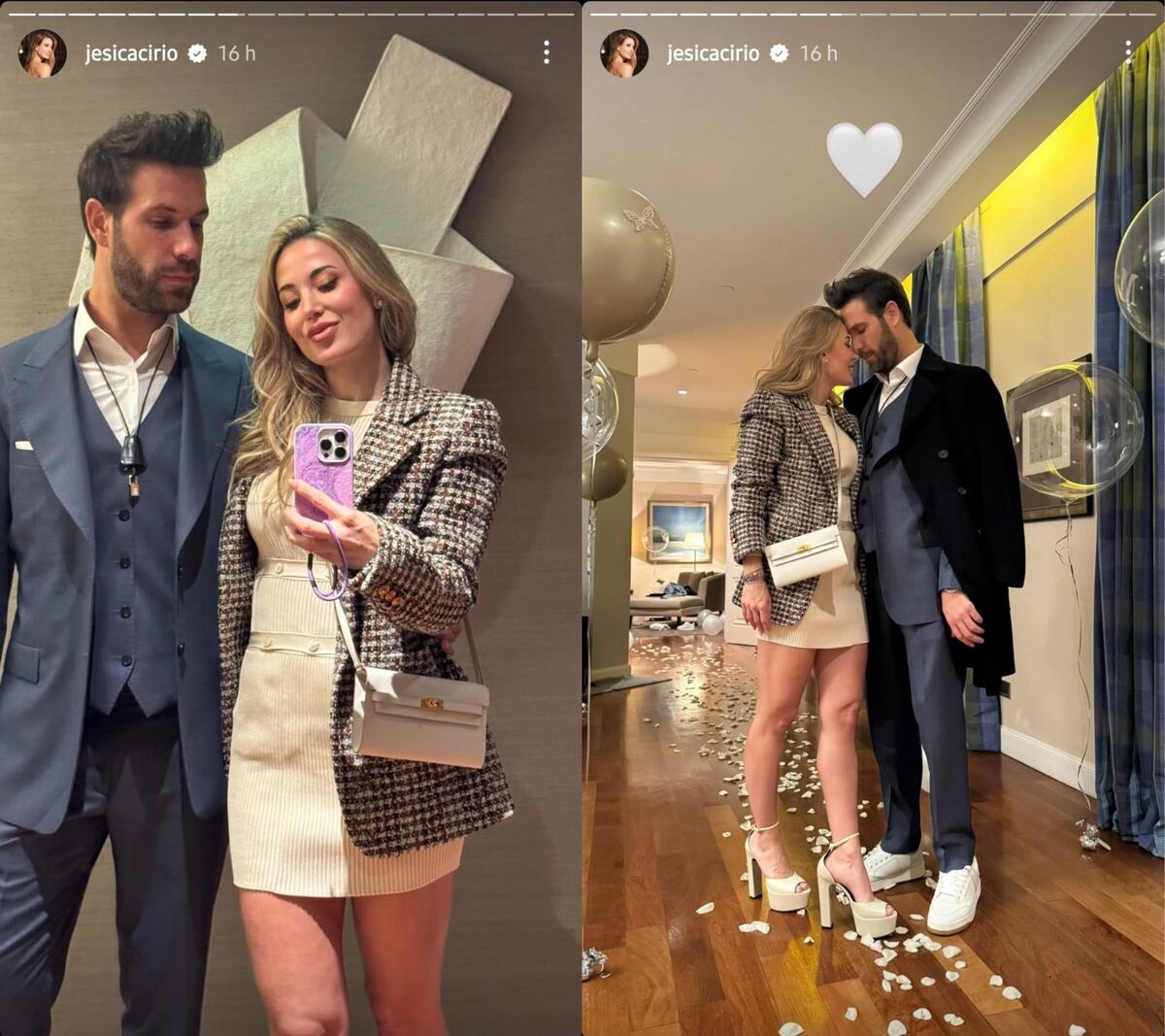 Jesica Cirio y Elías Piccirillo hicieron su despedida de soltero juntos (Capturas de pantalla)