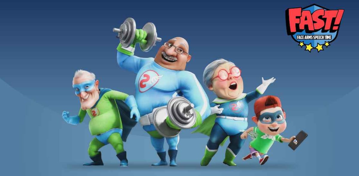 Fast Heroes es un programa educativo internacional gratuito que enseña a los niños (principalmente de 8 a 10 años) a reconocer los síntomas del ictus (ACV) usando el acrónimo Fast.