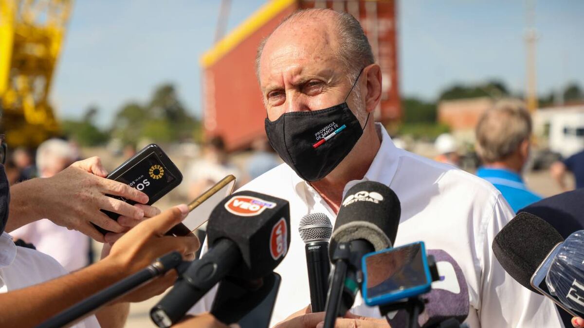 Omar Perotti, gobernador de la provincia de Santa Fe. (La Voz)