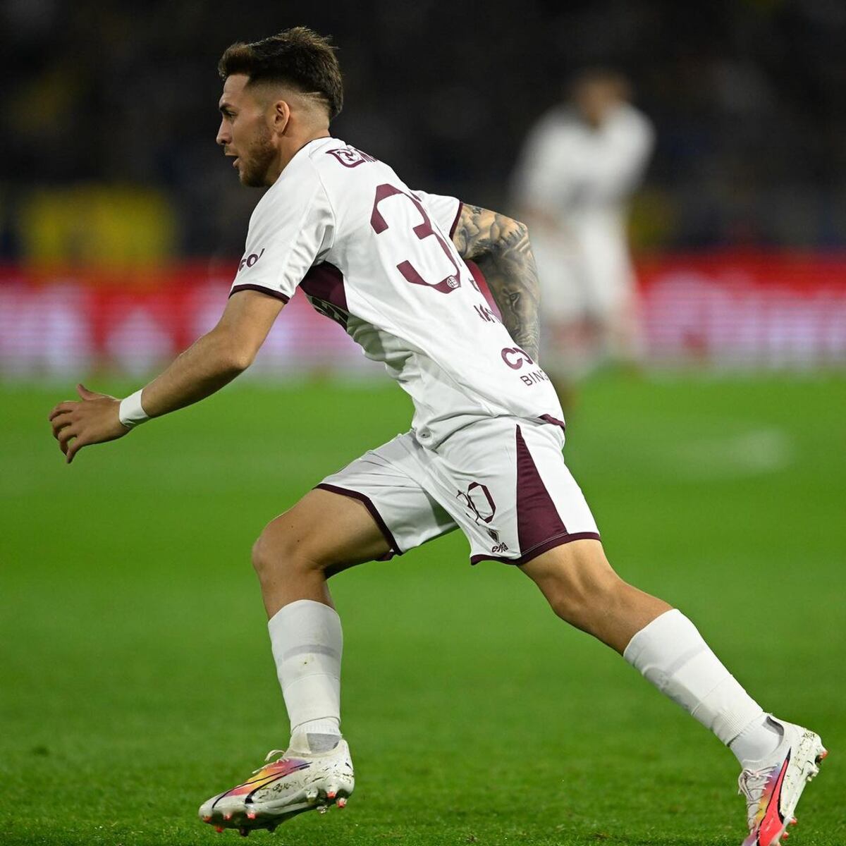 El enganche Franco Watson está en Huracán, tras no poder explotar en Lanús. (Lanús).