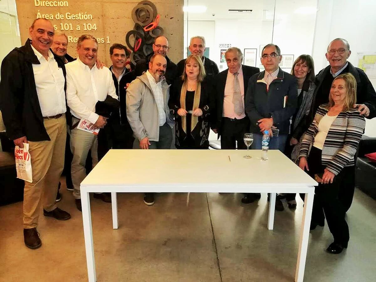 Reencuentro a con parte del equipo de Telecom que lideraron con Susana Malcorra la transformación tecnológica más importante en la historia de las telecomunicaciones. (Gentileza)