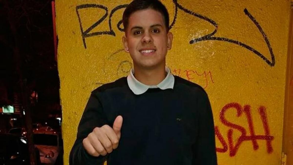 Víctima. Santiago Orellano tenía 18 años. (La Voz / Archivo)