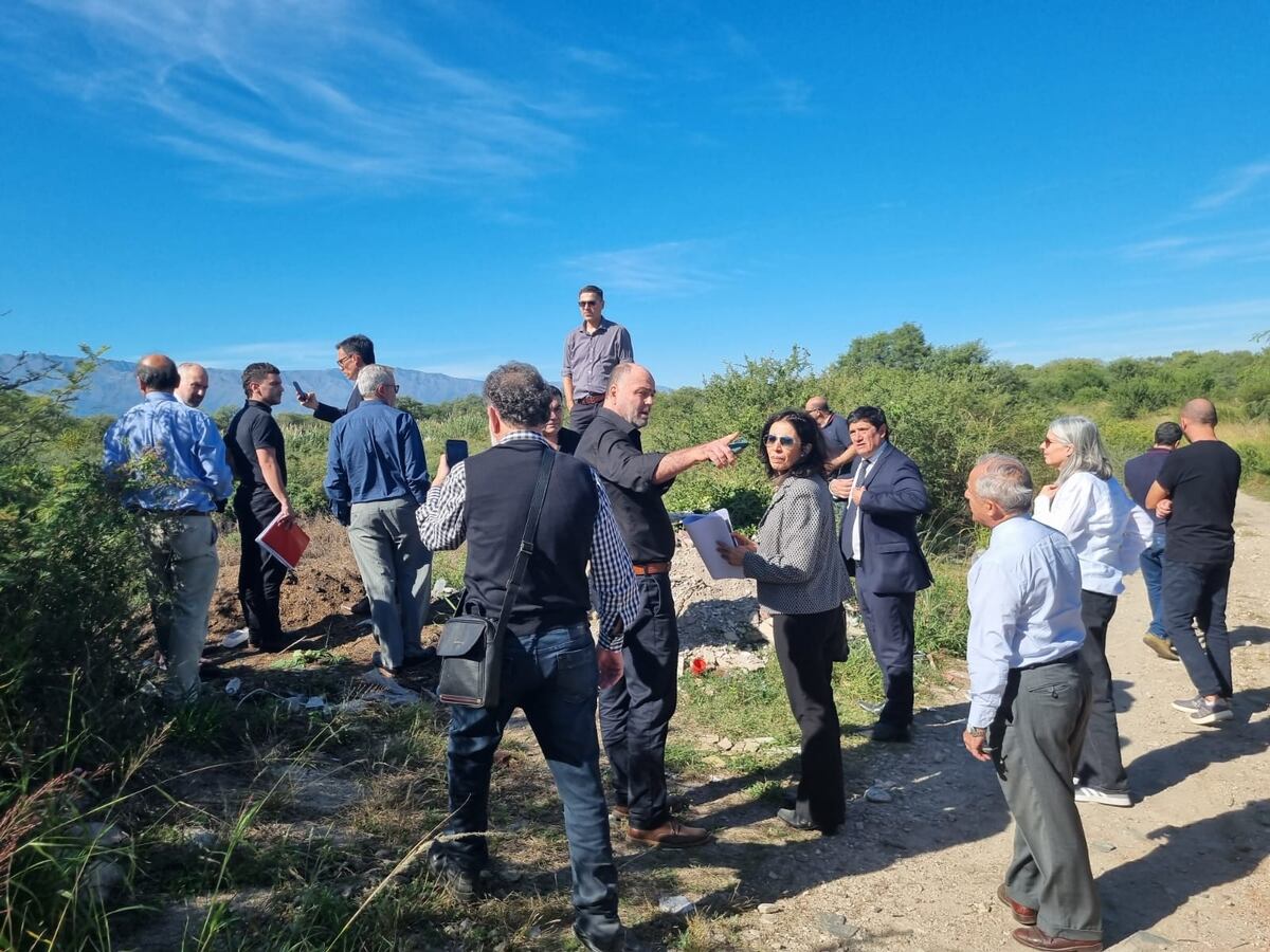 Inspección ocular en Traslasierra en el marco de la causa por el secuestro y crimen de Santiago Aguilera. (La Voz)