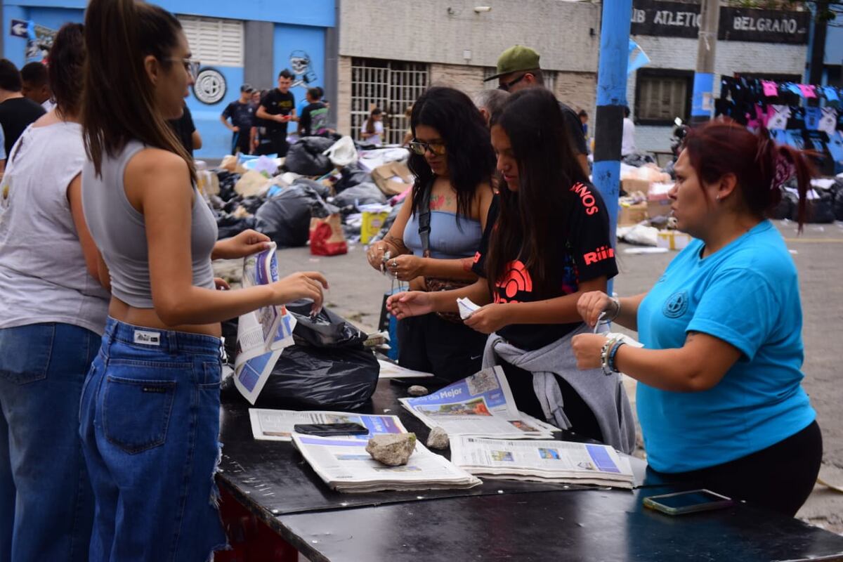 Belgrano prepara el recibimiento para el clásico con Talleres en el Gigante de Alberdi. Todo en el marco del denominado papelazo. (José Gabriel Hernández / La Voz)