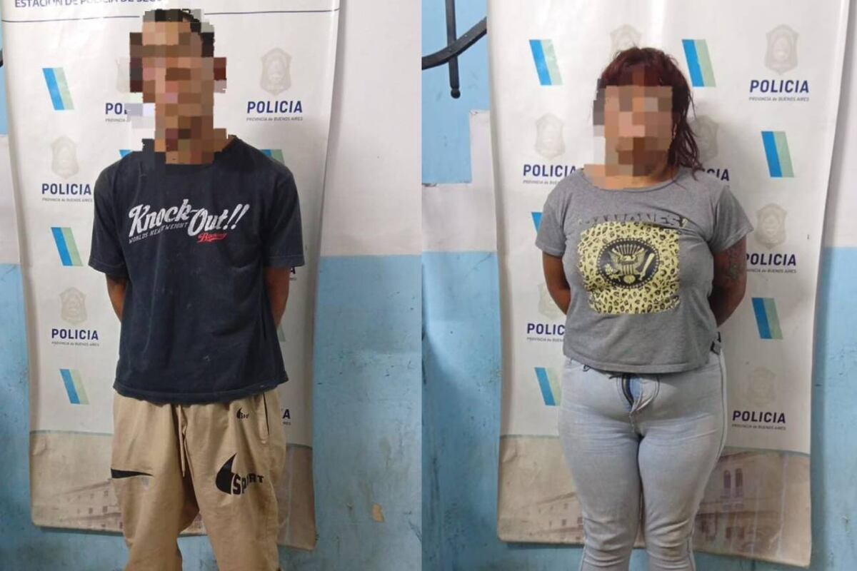 Crimen en Mercedes. Los detenidos tienen 19 y 33 años. (Policía de Buenos Aires)