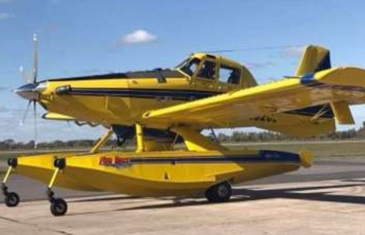 La Provincia envía dos aeronaves para combatir el fuego en Chubut. (Provincia)