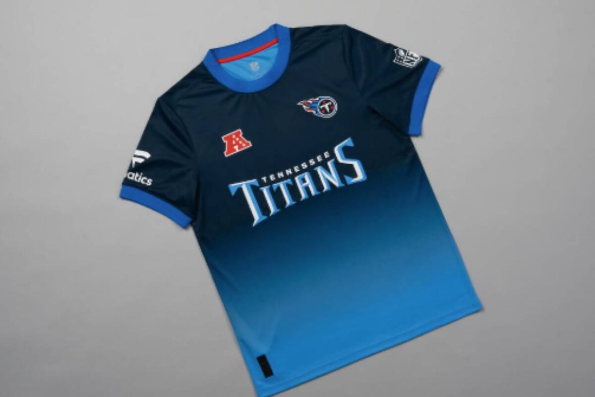 Las camisetas de los equipos de la NFL como si fueran de fútbol (Fanatics)