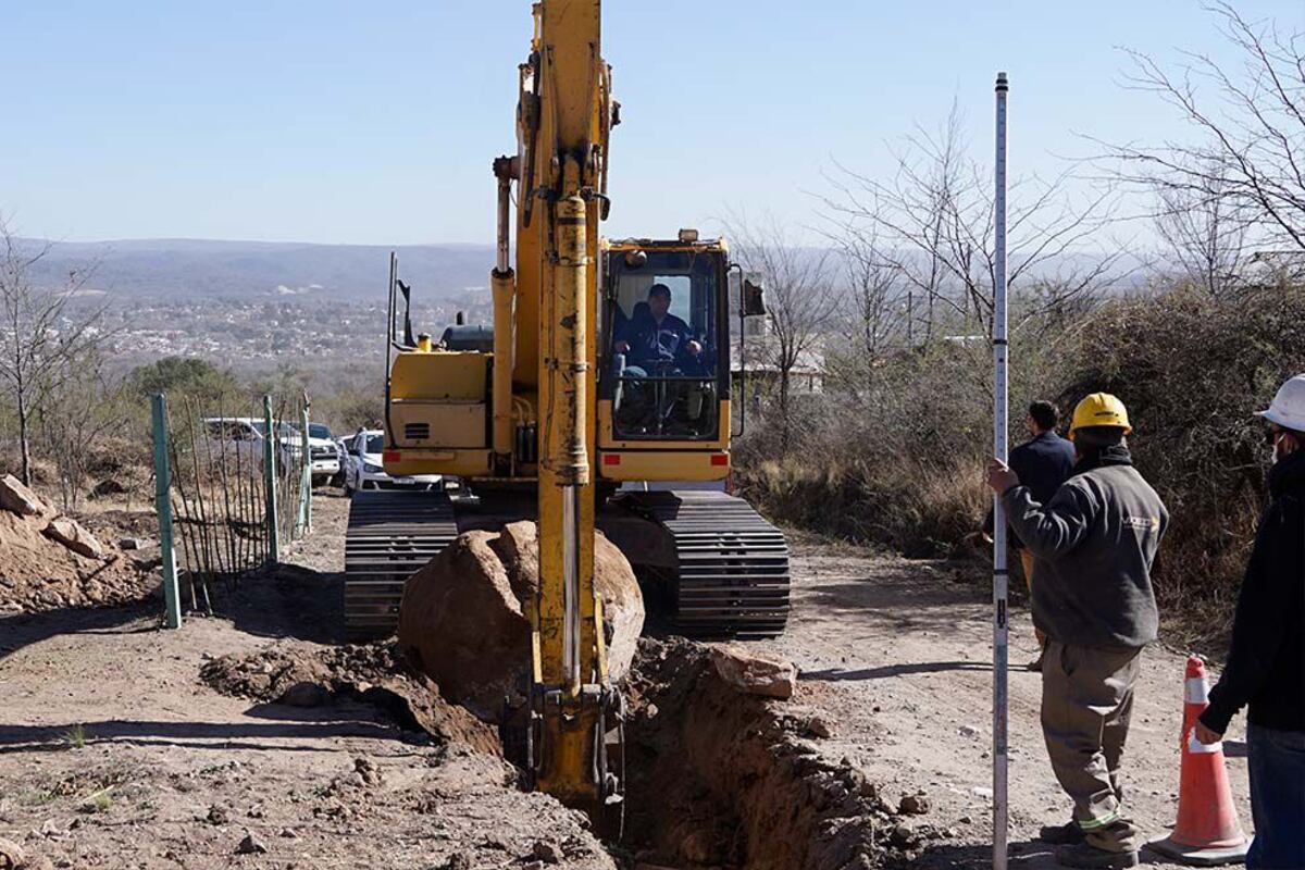 Cosquín. Las obras en el barrio San José Obrero (Gentileza).