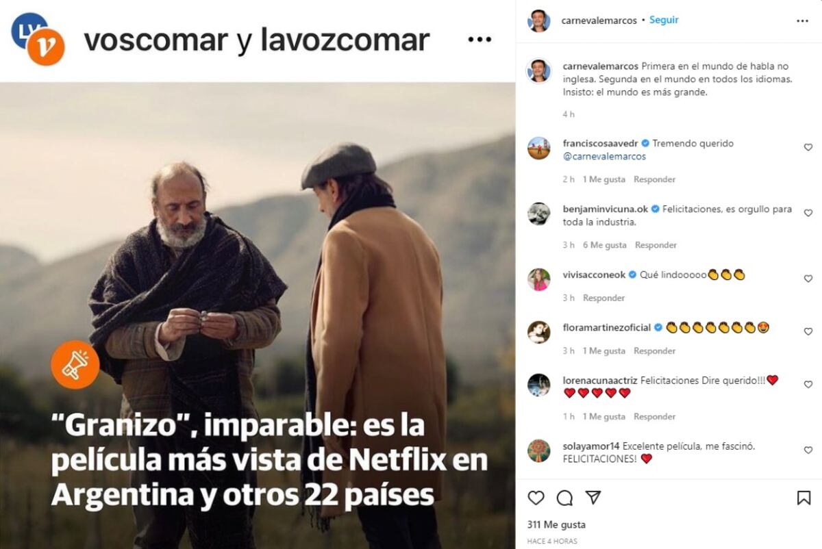 Foto: captura pantalla Instagram