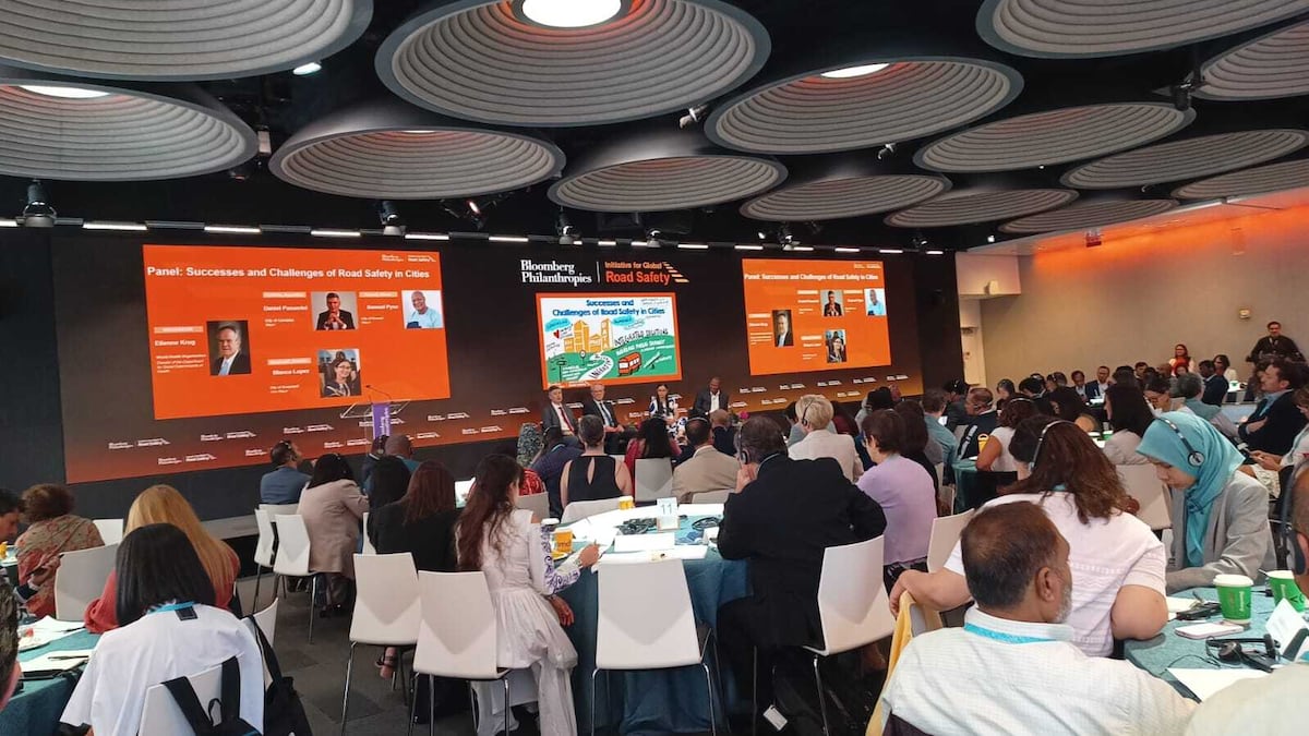 El intendente Daniel Passerini participó de un panel de gobernantes locales en un evento internacional realizado en Nueva York, organizado por Bloomberg Philantropies, en el marco de la Iniciativa Global de Seguridad Vial.