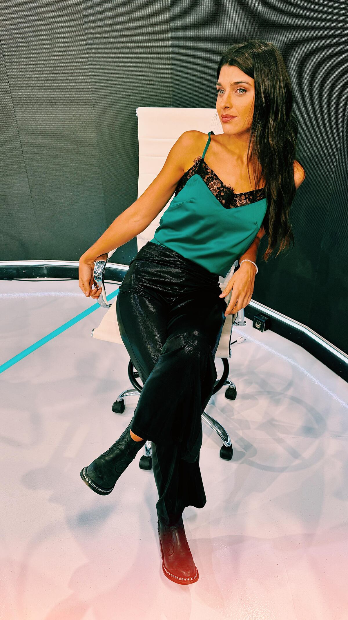 Flor Ferrero, conductora de televisión en El Doce. (Gentileza)