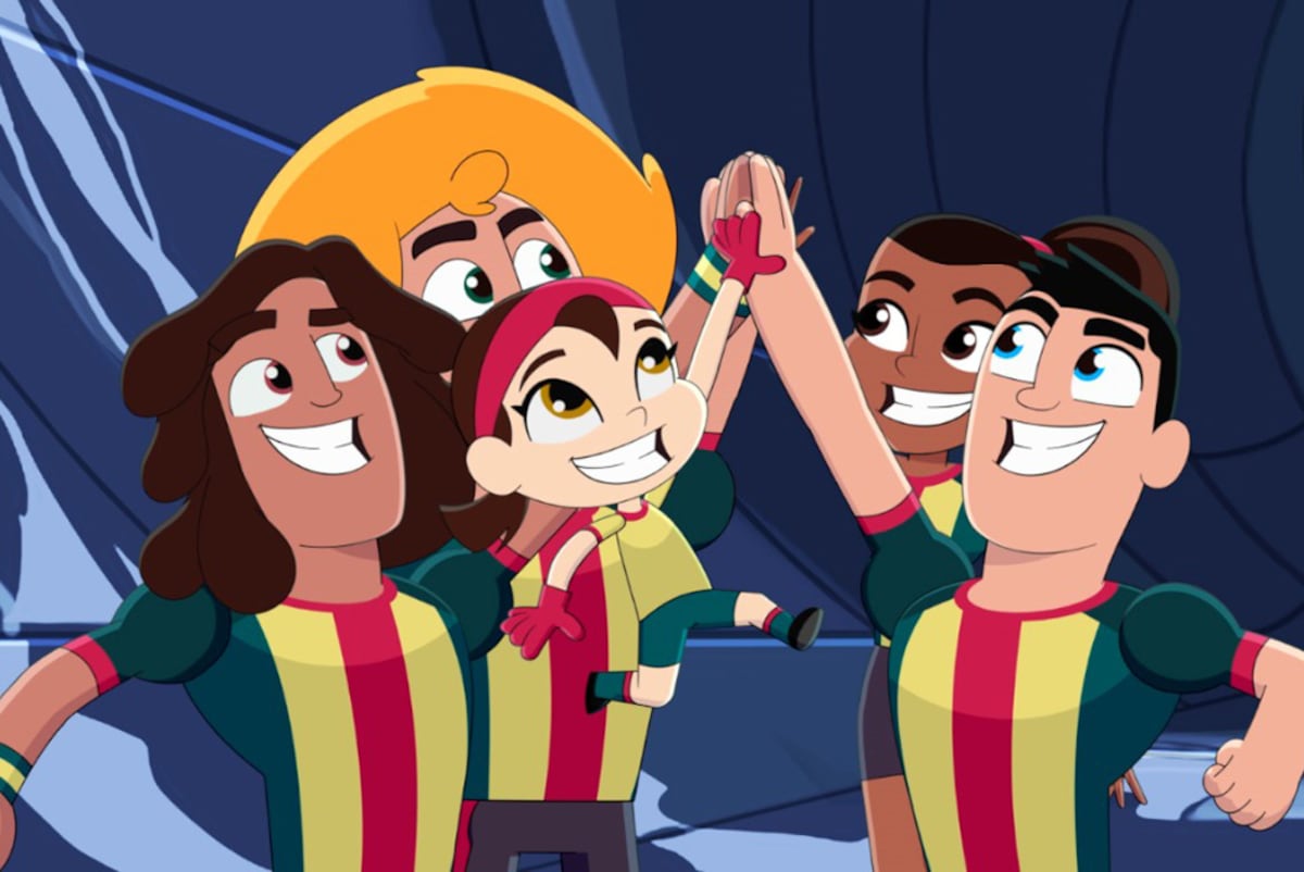 Dibujo animado que hizo Juan José Campanella para Discovery Kids.
(Discovery Kids)