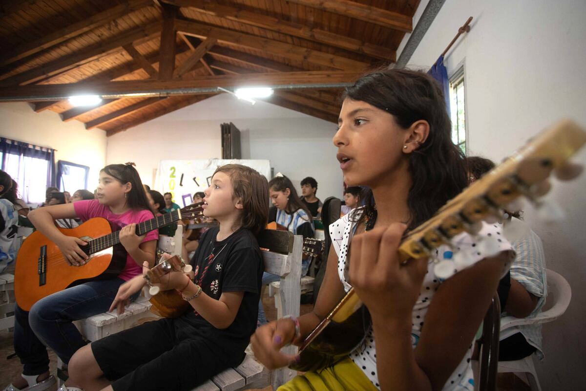 Orquesta infanto juvenil municipal de Santa Rosa de Calamuchita. (La Voz)