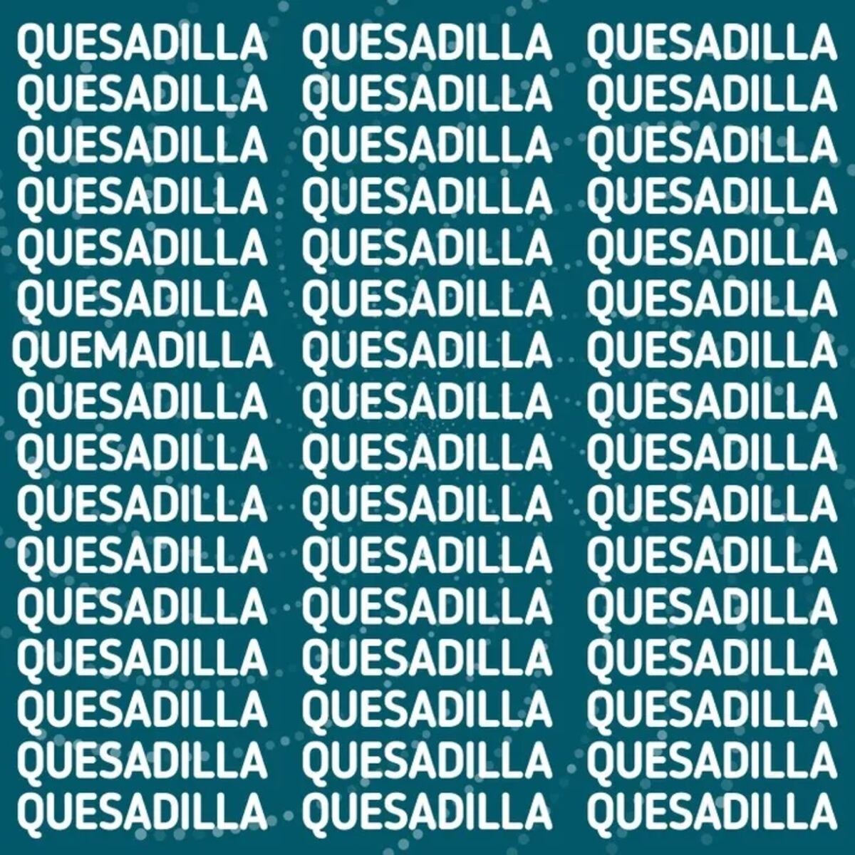 El reto visual.