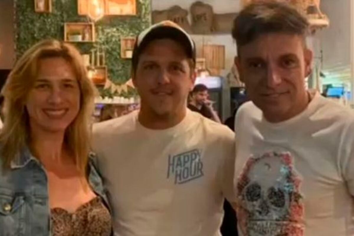 Alina Moine y Martín Bossi en Miami. (Captura)