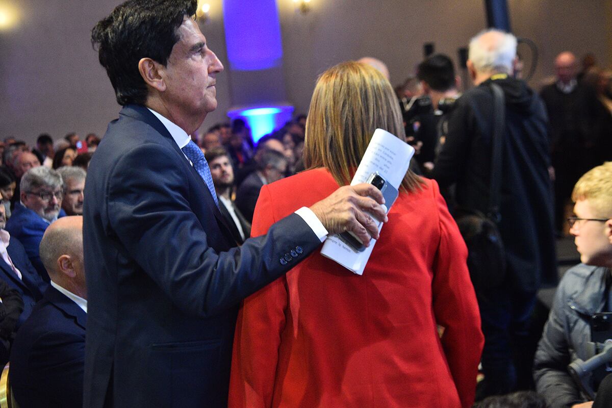 Patricia Bullrich presenta a Carlos Melconian como su referente en economía. (Pedro Castillo / La Voz)