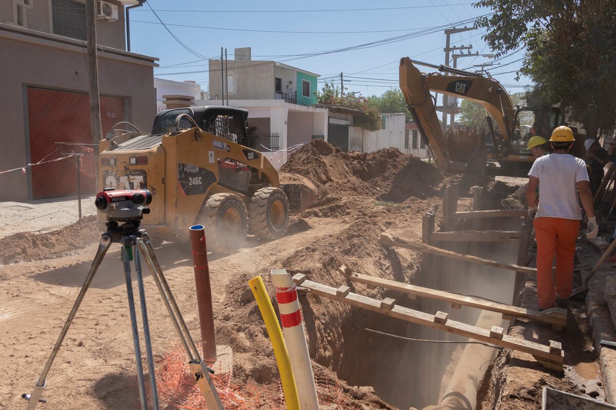 Colector cloacal de calle Forestieri, en la zona sudoeste de la ciudad (Municipalidad de Córdoba).