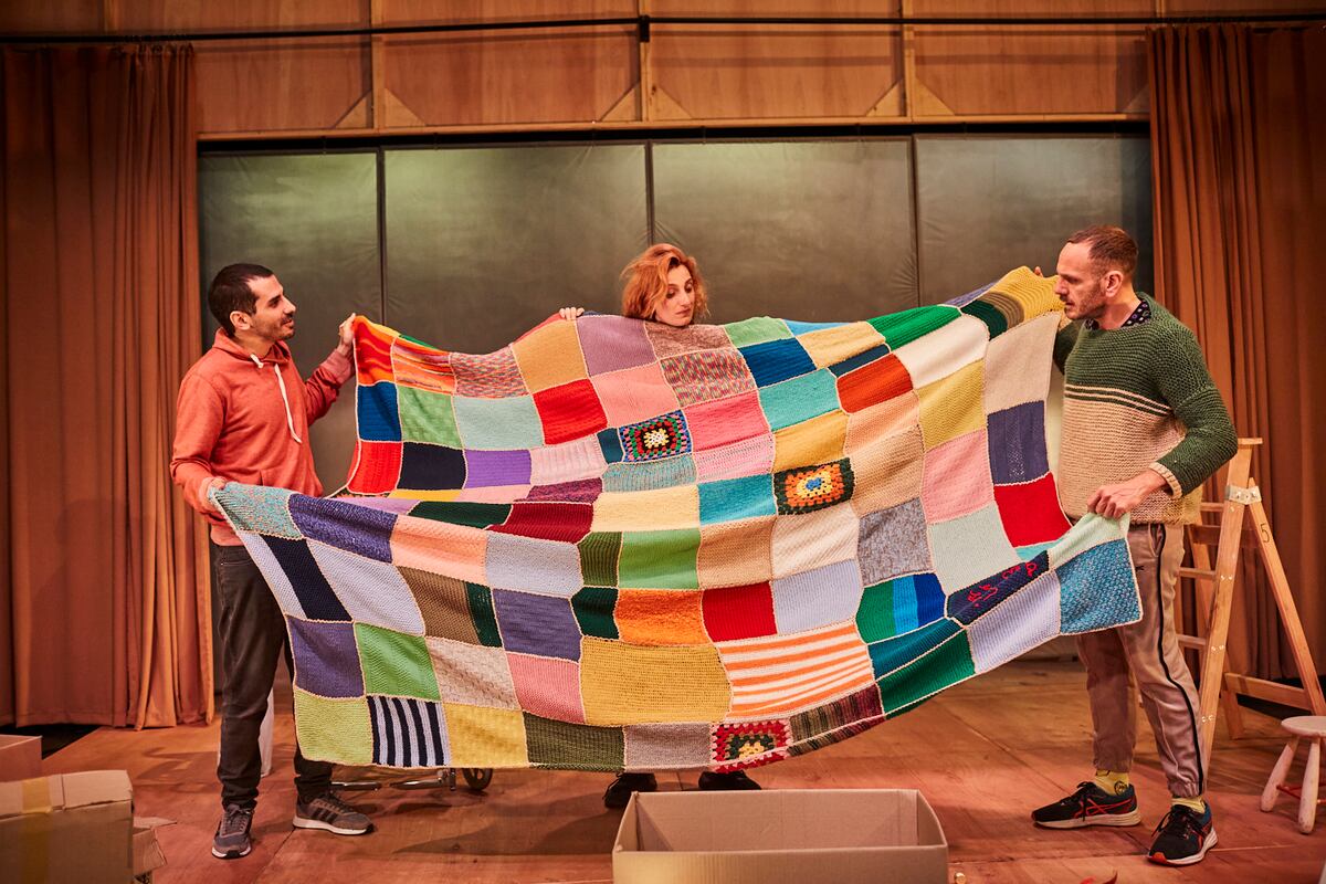Pasaje de "Lo tejió la Juana", obra que se representará en Cimarrón, ciclo de teatro salvaje del Sindicato de Maravillas. (Prensa Sindicato de Maravillas)