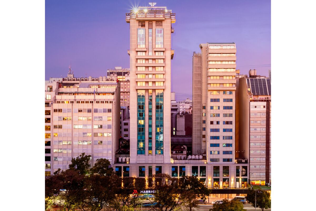 El Hotel Buenos Aires Marriott se posiciona como una de las mejores opciones de alojamiento en la Ciudad.