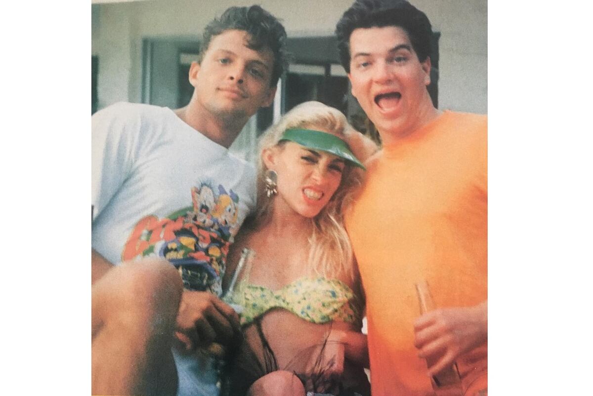 Alemán Magnani y Luis Miguel en su juventud (Instagram).