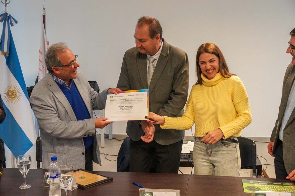 Entrega del Certificado de Parque industrial Sostenible al Parque Industrial Tecnológico y Logístico de San Francisco.