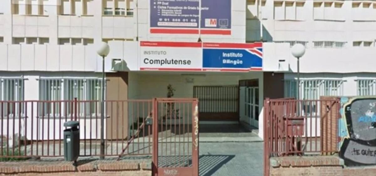 Madrid. El instituto público de Alcalá de Henares IES Complutense. (Captura de pantalla)