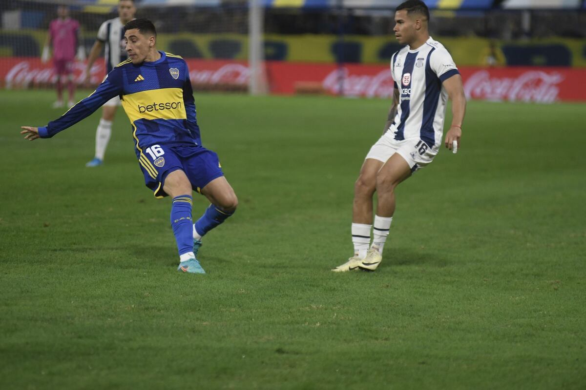 Boca vs Talleres en la bombonera (Federico López Claro / La Voz)