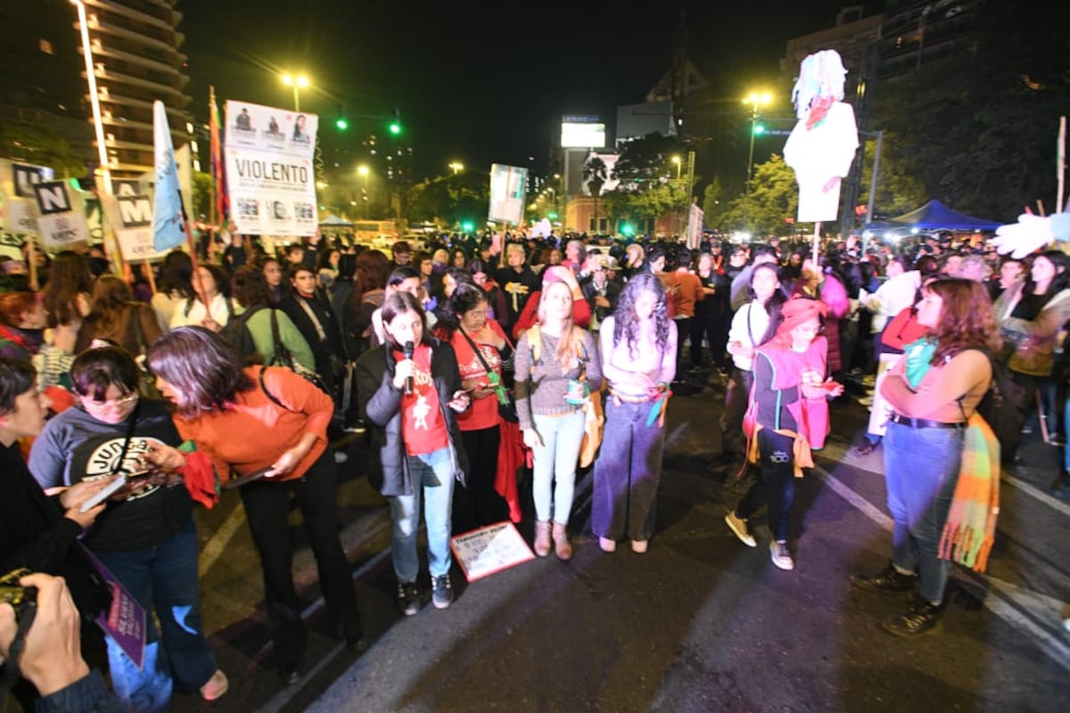 Córdoba. A 10 años del primer Ni Una Menos, la nueva manifestación por las calles del Centro. (Javier Ferreyra / La Voz)