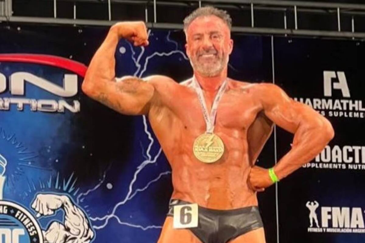 Leopoldo Luque y su impresionante cambio físico (Gentileza)