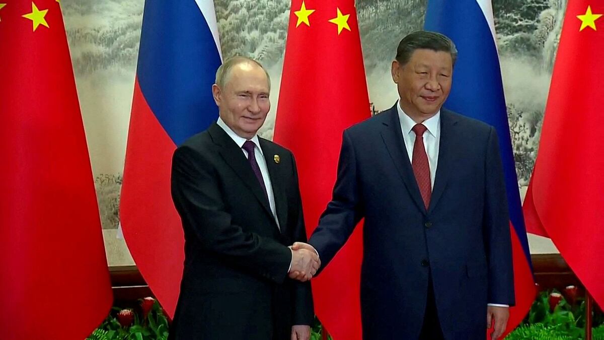 Vladimir Putin y Xi Jinping, presidentes de Rusia y China respectivamente.