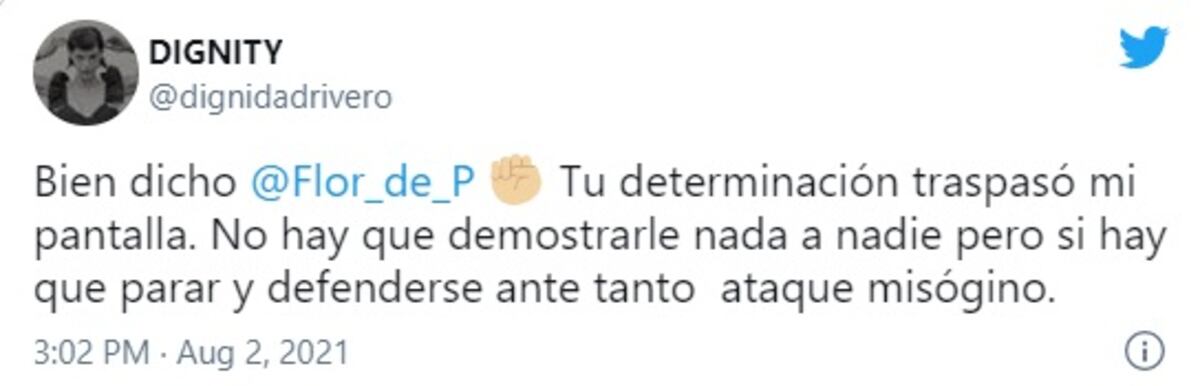 Calu Rivero apoyó a Flor Peña ante las críticas por su reunión con Alberto Fernández