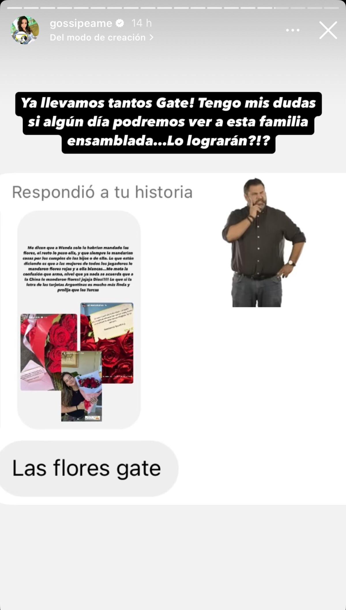 Wanda Nara vs. China Suárez: ahora en el "Flores Gate" (Captura de pantalla)