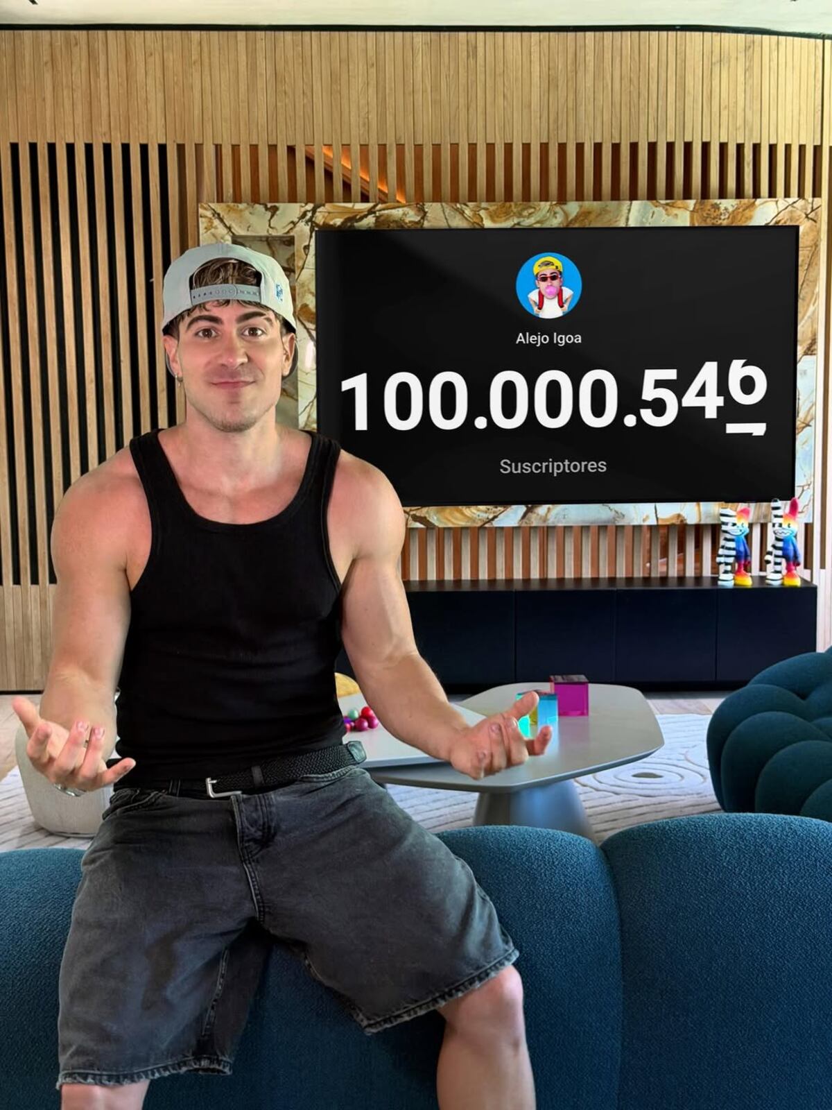 Alejo Igoa, el argentino que superó los 100 millones de suscriptores en YouTube (Instagram de Alejo Igoa)