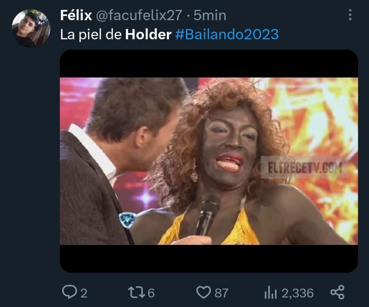 Bailando 2023: los mejores memes del debut de Tomás Holder en la pista (Captura de pantalla)