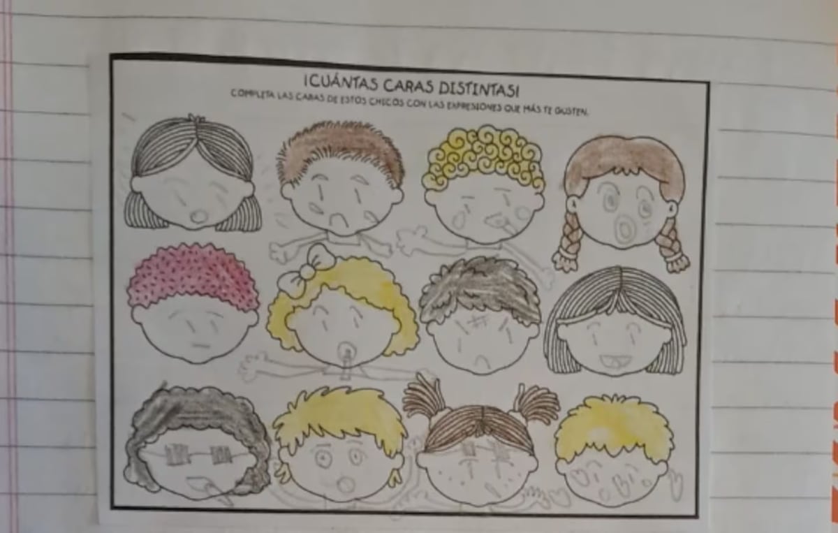 Los dibujos de Joaquín, el niño asesinado por su papá, que pasaron desapercibidos (Gentileza: TN)